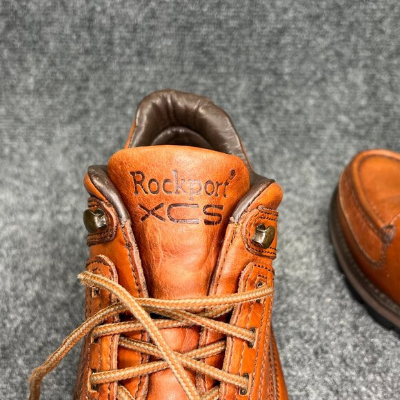 Rockport XCS Boots Men's Size 10 Light Brown Leather Waterproof Gore-Tex Hiking - Picture 12 of 14